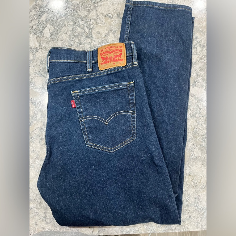 Levi’s Men’s 513 Slim Straight 38w/30L Medium Wash